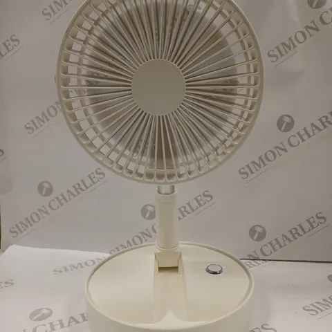 BOXED UNBRANDED WHITE FOLDING PORTABLE FAN