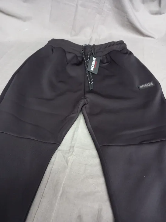 MCKENZIE BLACK HAZE TRACKSUIT PANTS - LARGE