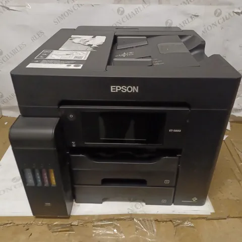 EPSON ECOTANK ET-5800 A4 PRINT/SCAN/COPY/FAX HIGH PERFORMANCE BUSINESS PRINTER