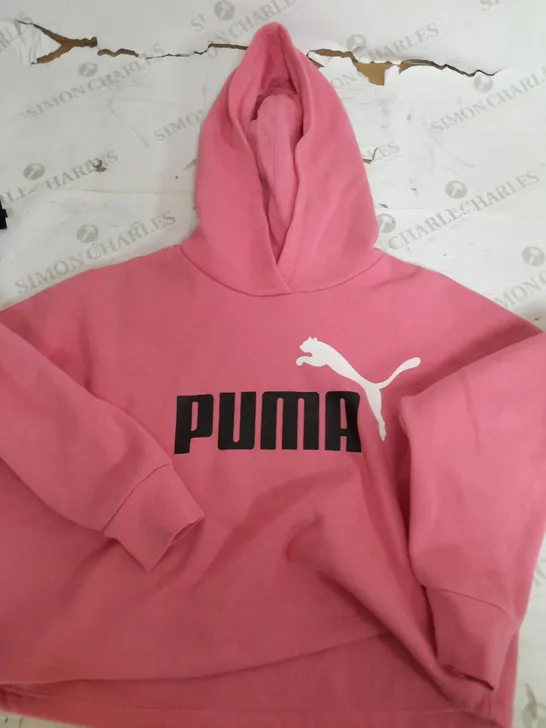 PUMA PINK HOODIE - KIDS 11-12 YEARS