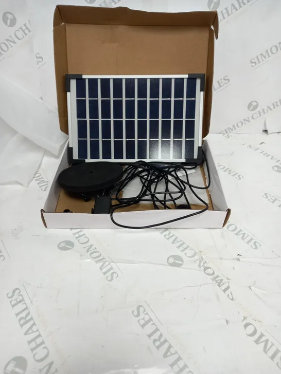 BOXED SOLAR FOUNCTAIN PUMP 5.5 WATT WITH BUILT IN BATTERY