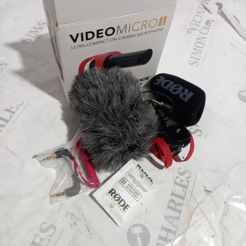 RODE - VIDEO MICRO 2 - ULTRA COMPACT ON CAMERA MICROPHONE