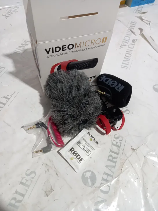 RODE - VIDEO MICRO 2 - ULTRA COMPACT ON CAMERA MICROPHONE