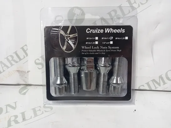 CRUIZE WHEELS WHEEL LOCK NUTS SYSTEM SET M14X1.5