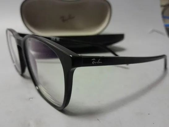 RAY-BAN ELLIOT RB 5397 2000 PRESCRIPTION GLASSES IN BLACK WITH CASE