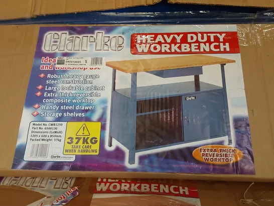 BOXED CLARKE HEAVY DUTY WORKBENCH 