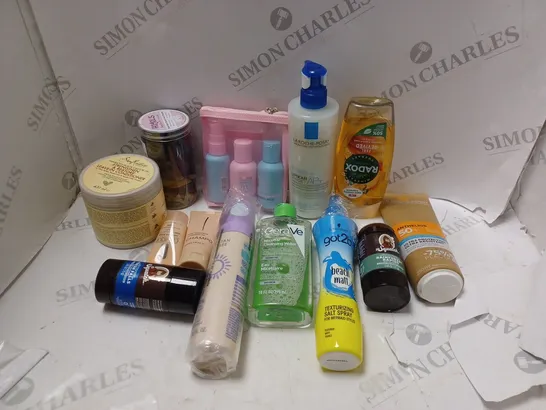 APPROXIMATELY 20 ASSORTED COSMETIC ITEMS TO INCLUDE RADOX, CERA VE AND NCHAMPO