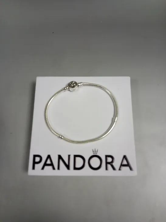 PANDORA HEART INFINITY CLASP SNAKE CHAIN BRACELET