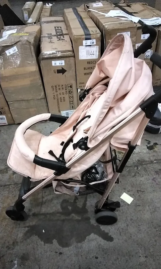 MY BABIIE ROSE COLOURED BABY STROLLER 