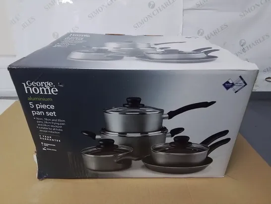 ALUMINIUM 5-PIECE PAN SET