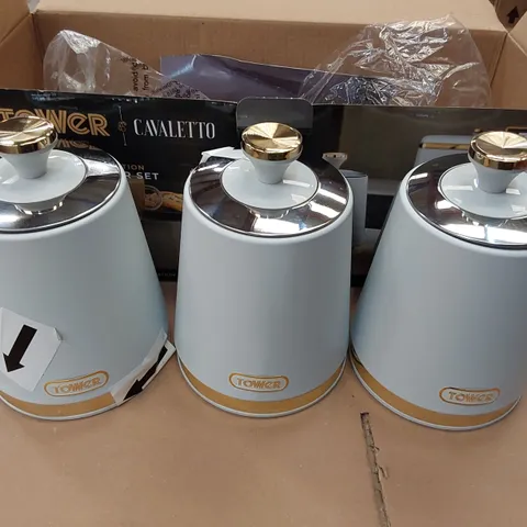 BOXED CAVALETTO METAL JAR SET - 3 PIECES (1 BOX)