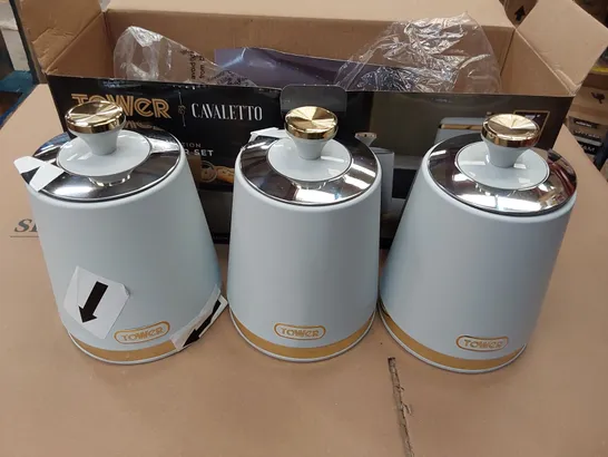 BOXED CAVALETTO METAL JAR SET - 3 PIECES (1 BOX)