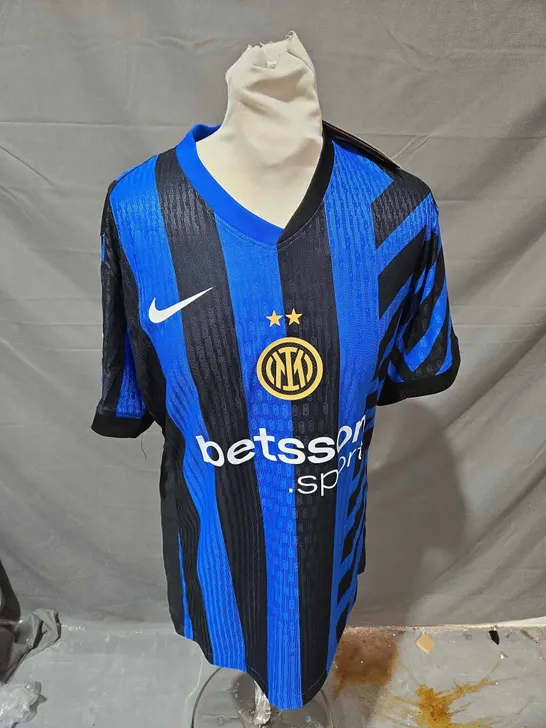 NIKE INTER MILAN FOOTBALL SHIRT - LARGE