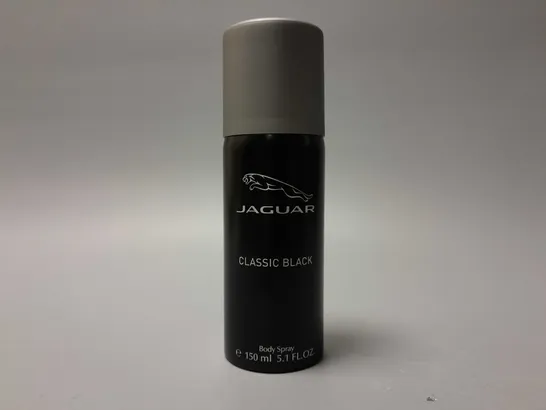 APPROXIMATELY 24 JAGUAR CLASSIC BLACK BODY SPRAY (24 x 150ml) - COLLECTION ONLY