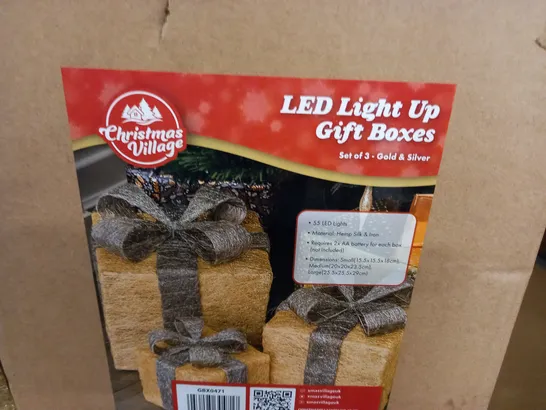 BOXED LED LIGHT UP GIFT BOXES