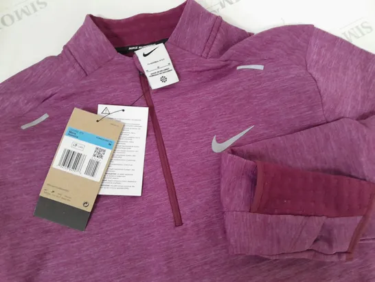 NIKE REPEL THERMA FIT MENS RUNNING TOP IN CERISE - M