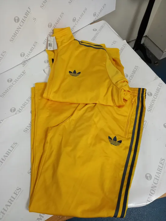 ADIDAS ADICOLOR FIREBALL TRACKSUIT - PURE YELLOW - PANTS XL, JACKET 2XL 