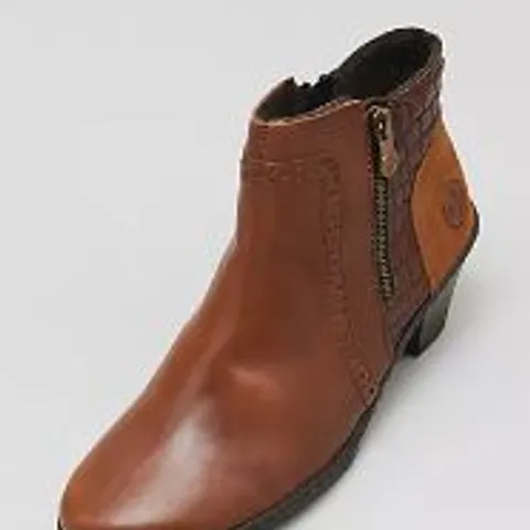 RIEKER TAN BOOT SIZE 3.5