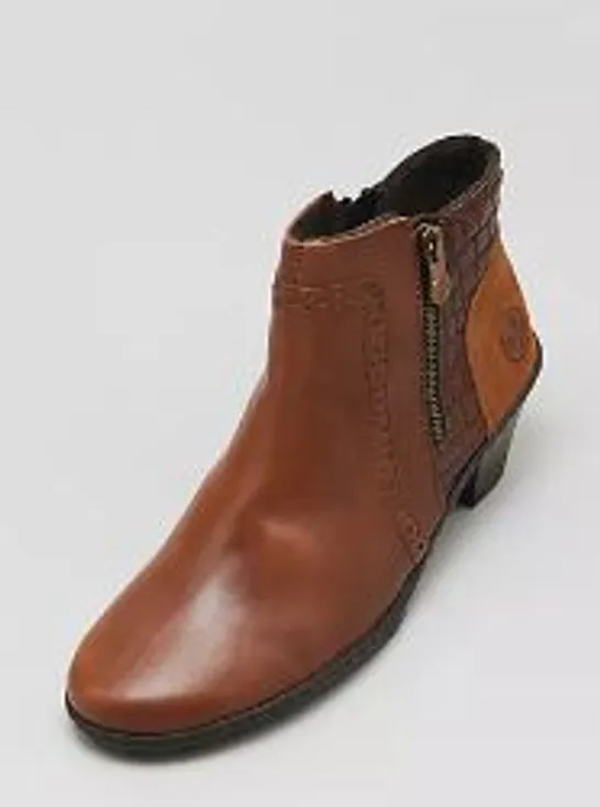 RIEKER TAN BOOT SIZE 3.5