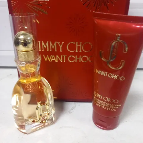 BOXED JIMMY CHOO I WANT CHOO EAU E PARFUM GIFT SET