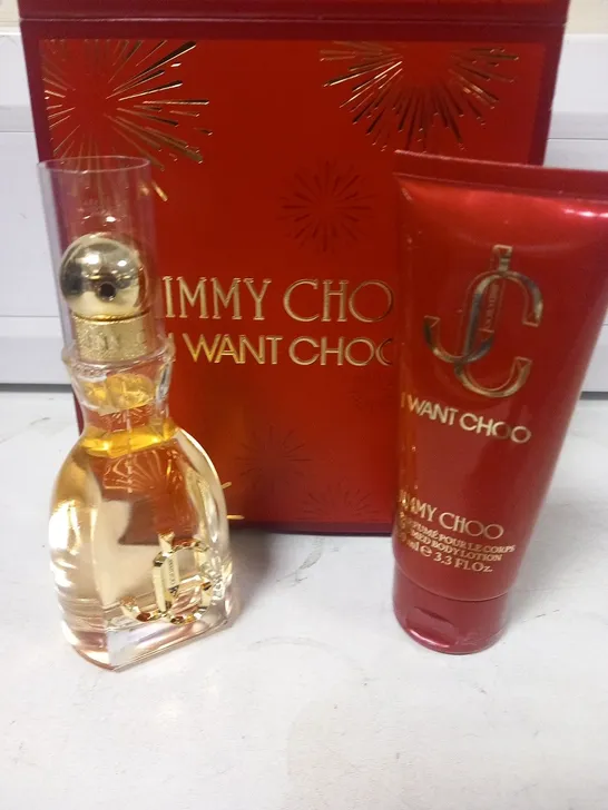 BOXED JIMMY CHOO I WANT CHOO EAU E PARFUM GIFT SET