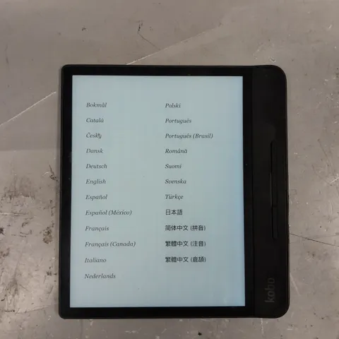 RAKUTEN KOBO E-READER 