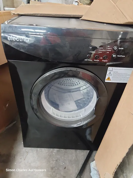 ELECTRIQ BLACK TUMBLE DRYER