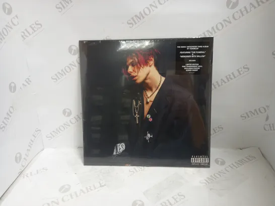 SEALED YUNGBLUD LIMITED EDITION PINK TRANSPARENT VINYL WITH POSTER & SIGNED PHOTOCARD
