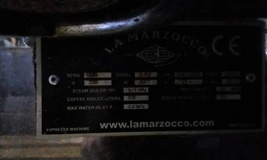 LA MARZOCCO COMMERCIAL ESPRESSO MACHINE 