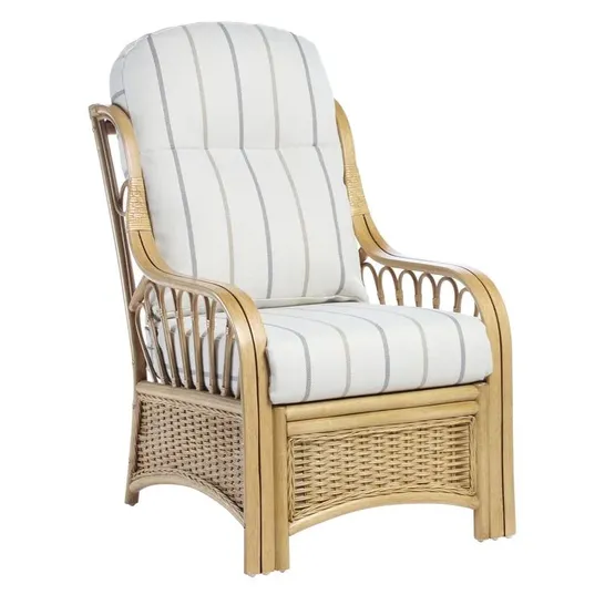 BOXED THORNBY RATTAN ARMCHAIR