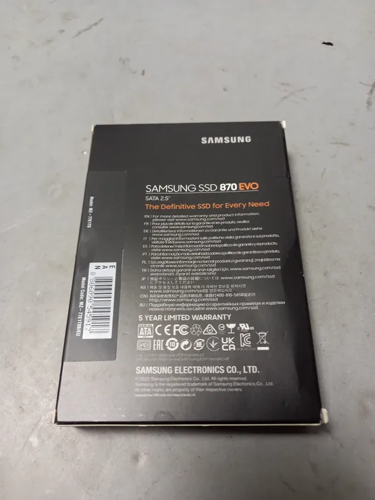 SEALED SAMSUNG 870 EVO SATA 2.5" SSD - 1TB MZ-77E1T0