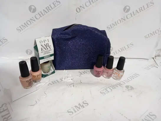 OPI 6 PIECE NAIL ENVY COLLECTION AND BAG 