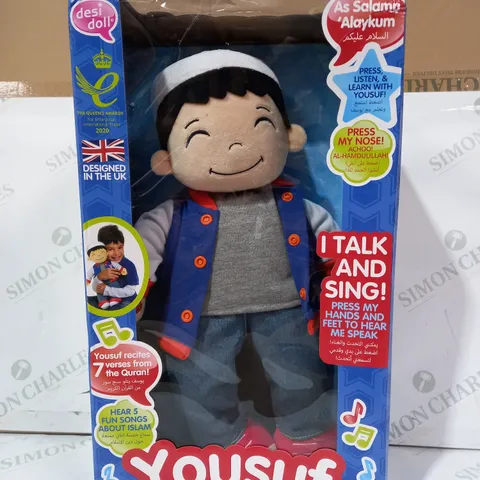 BOXED DESI DOLL YOUSUF TALKING MUSLIM DOLL