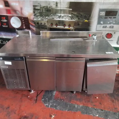 FOSTER DC1/2H REFRIGERATED STAINLESS FOOD PREP COUNTER 