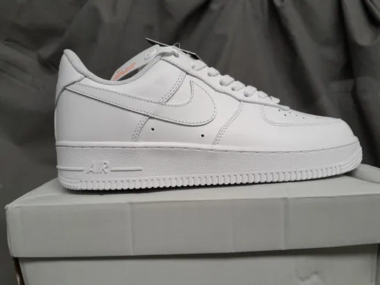 BOXED NIKE AIR FORCE 1'S IN WHITE - UK 8 