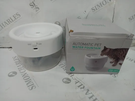 BOXED AUTOMATIC PET WATER FOUNTAIN TZ-WF02