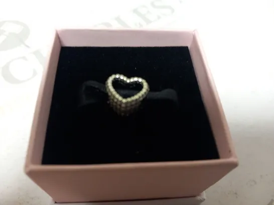 BOXED PANDORA HEART CHARM