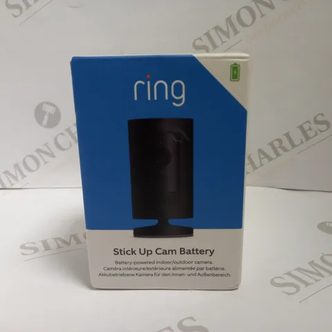 SEALED RING STICK UP CAM BATTERY - VATTERY POWERED INDOOR/OURTDOOR CAMERA