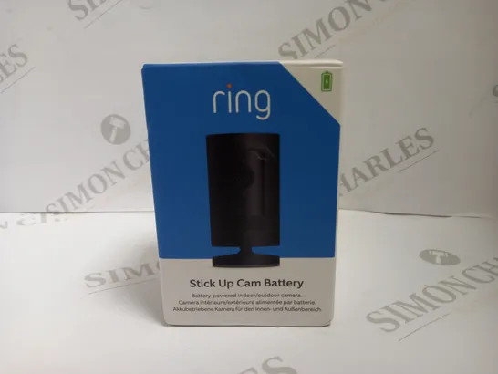 SEALED RING STICK UP CAM BATTERY - VATTERY POWERED INDOOR/OURTDOOR CAMERA