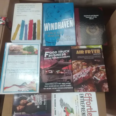 PALLET CONTAINING 2 BOXES OF ASSORTED BOOKS 