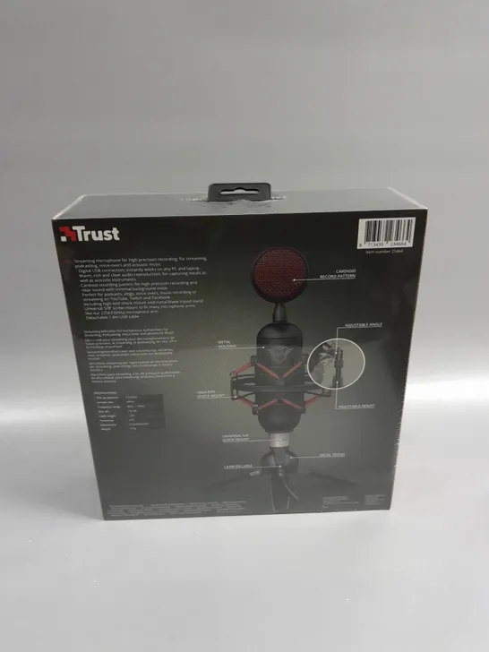 BOXED SEALED TRUST BUZZ USB STREAMING MICROPHONE 