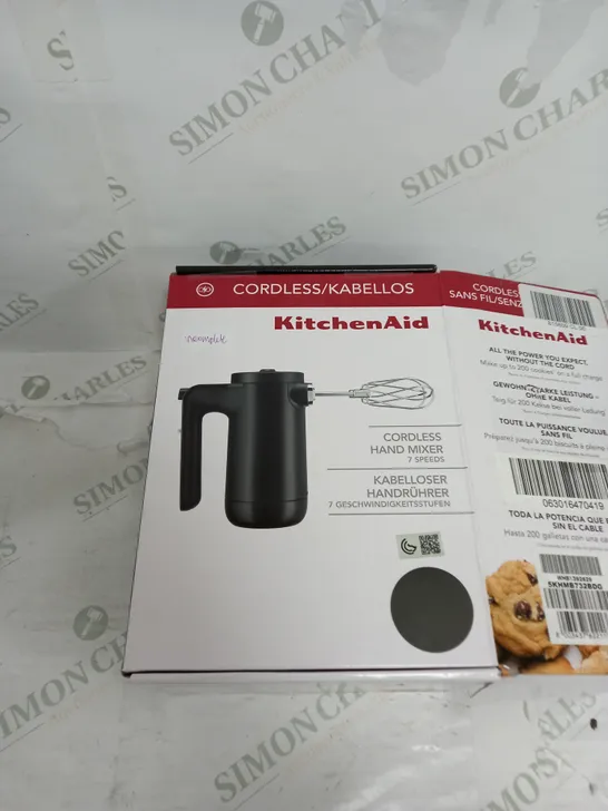 KITCHENAID CORDLESS HAND MIXER 