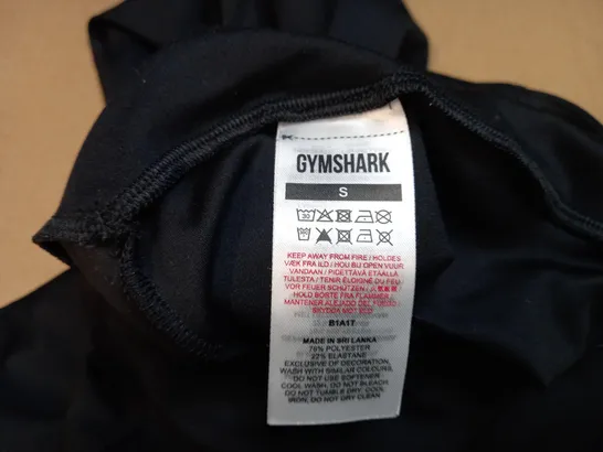 GYMSHARK BLACK LEGGINGS - SIZE S 