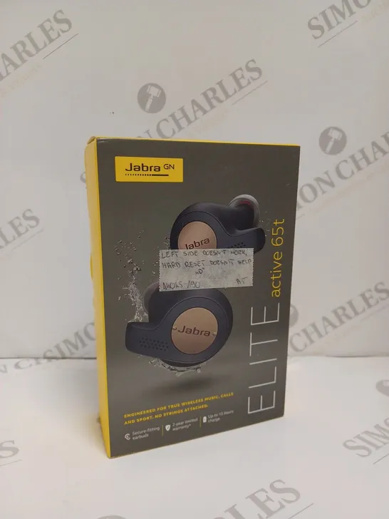 BOXED JABRA ELITE ACTIVE 65T EARBUDS