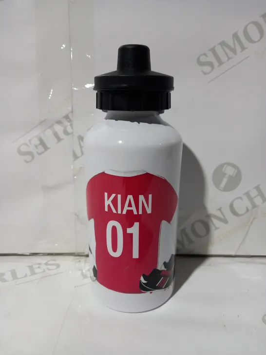 PERSONALISED FOOTBALL DRINKS BOTTLE RRP £15.99