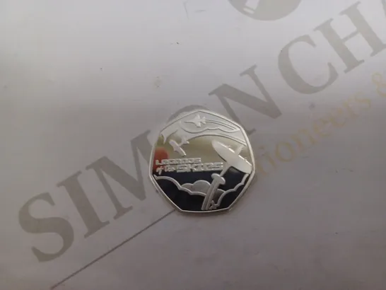 SUPERMARINE SPITFIRE COLLECTABLE 50P COIN