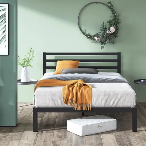 BOXED WICK SINGLE METAL BED FRAME 