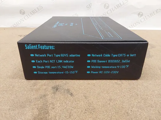 BRAND NEW BOXED GIGABIT ETHERNET 8+3 PORTS 150W POE SWITCH (1 BOX)