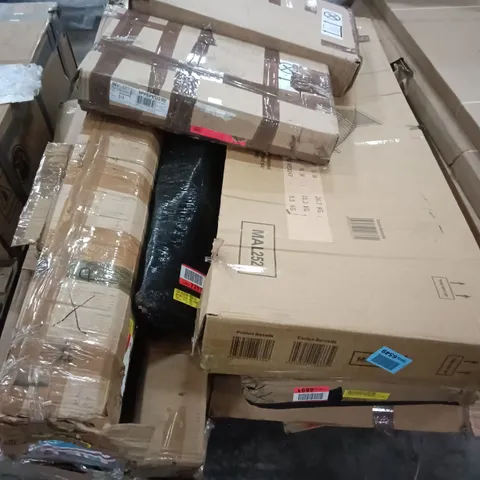 PALLET OF ASSORTED FLAT PACK FURNITURE PARTS 