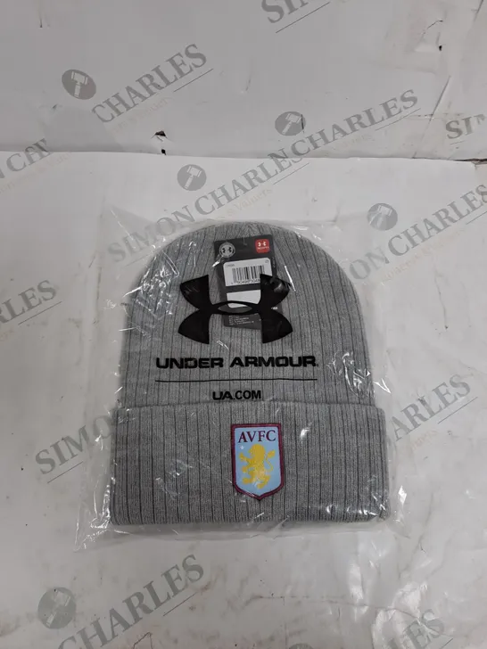 ASTON VILLA X UNDER ARMOUR BEANIE - GREY 